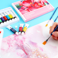 Best Quality 12 Color Art Acrylic Colour Paint Set For Students